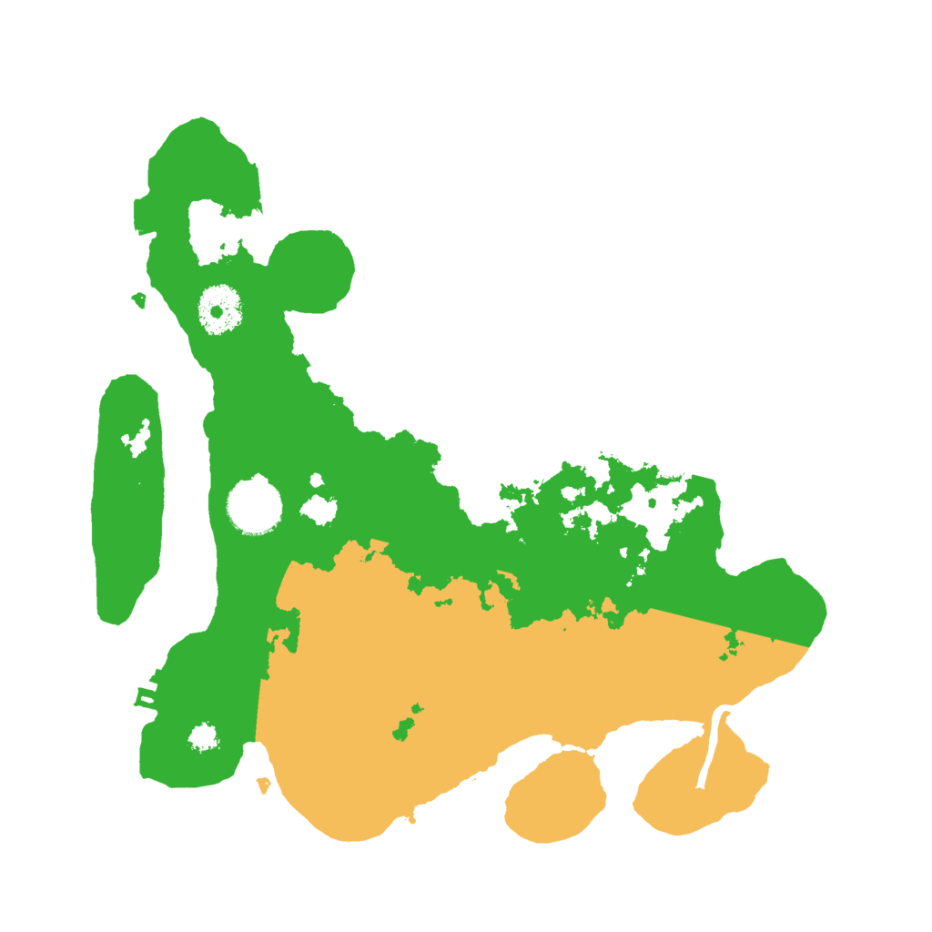 Biome Rust Map: Procedural Map, Size: 3000, Seed: 469198