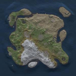 Thumbnail Rust Map: Procedural Map, Size: 3000, Seed: 204598842, 12 Monuments