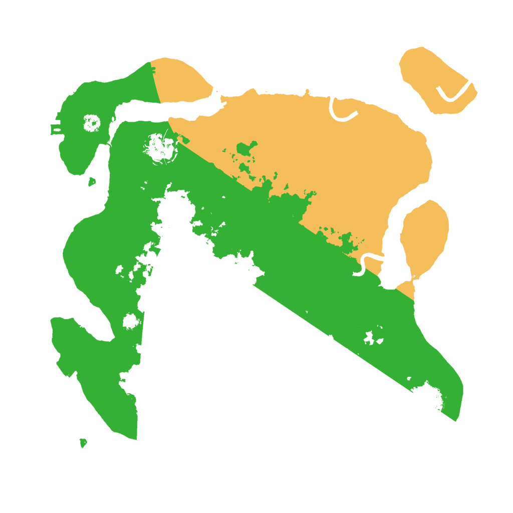 Biome Rust Map: Procedural Map, Size: 3000, Seed: 204598842