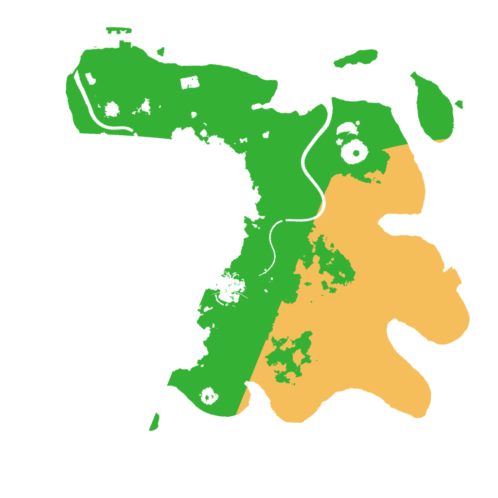 Biome Rust Map: Procedural Map, Size: 3000, Seed: 4532970