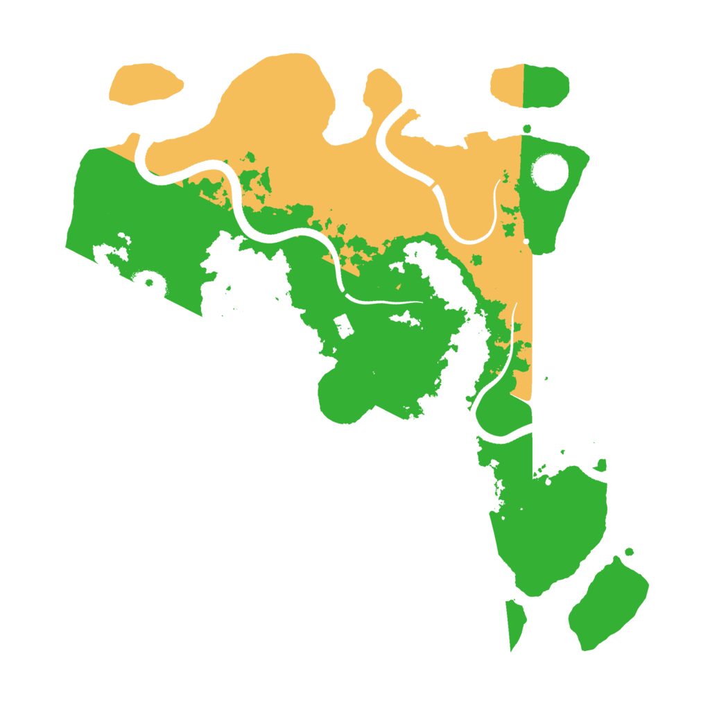Biome Rust Map: Procedural Map, Size: 3400, Seed: 29075897