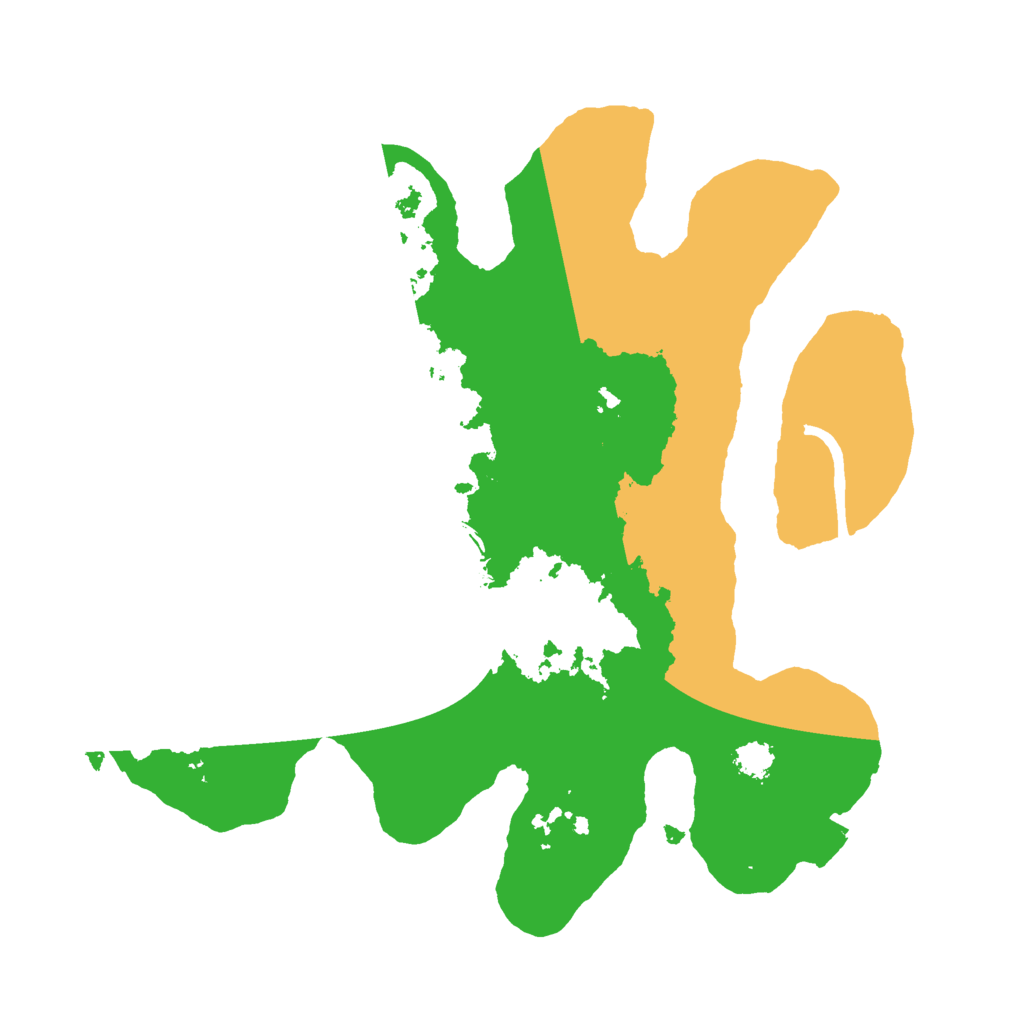 Biome Rust Map: Procedural Map, Size: 2500, Seed: 58501685