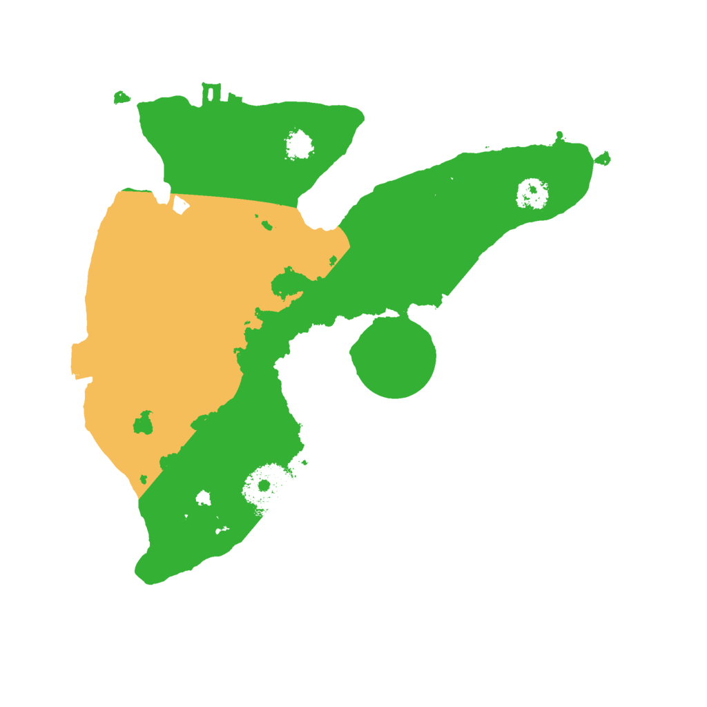 Biome Rust Map: Procedural Map, Size: 2300, Seed: 362642803