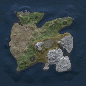 Thumbnail Rust Map: Procedural Map, Size: 2300, Seed: 362642803, 9 Monuments