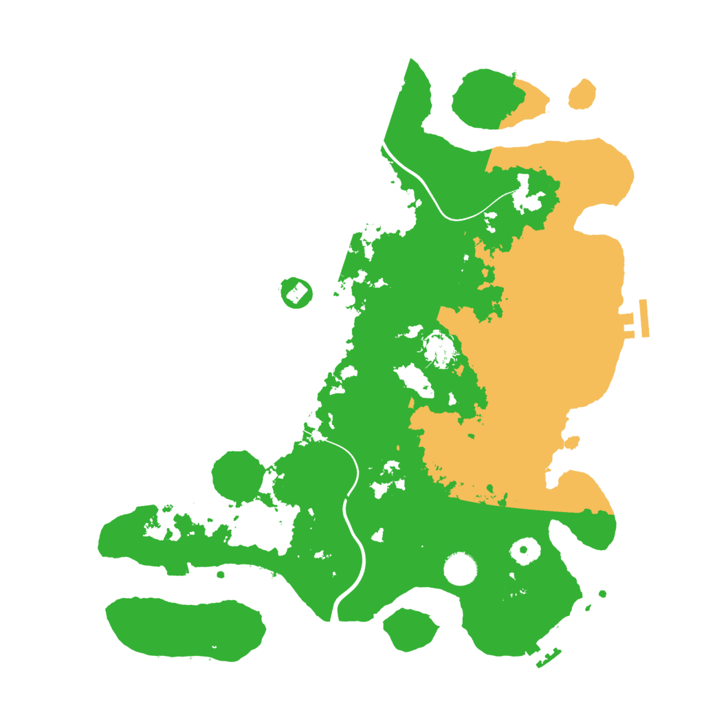Biome Rust Map: Procedural Map, Size: 3750, Seed: 138430796