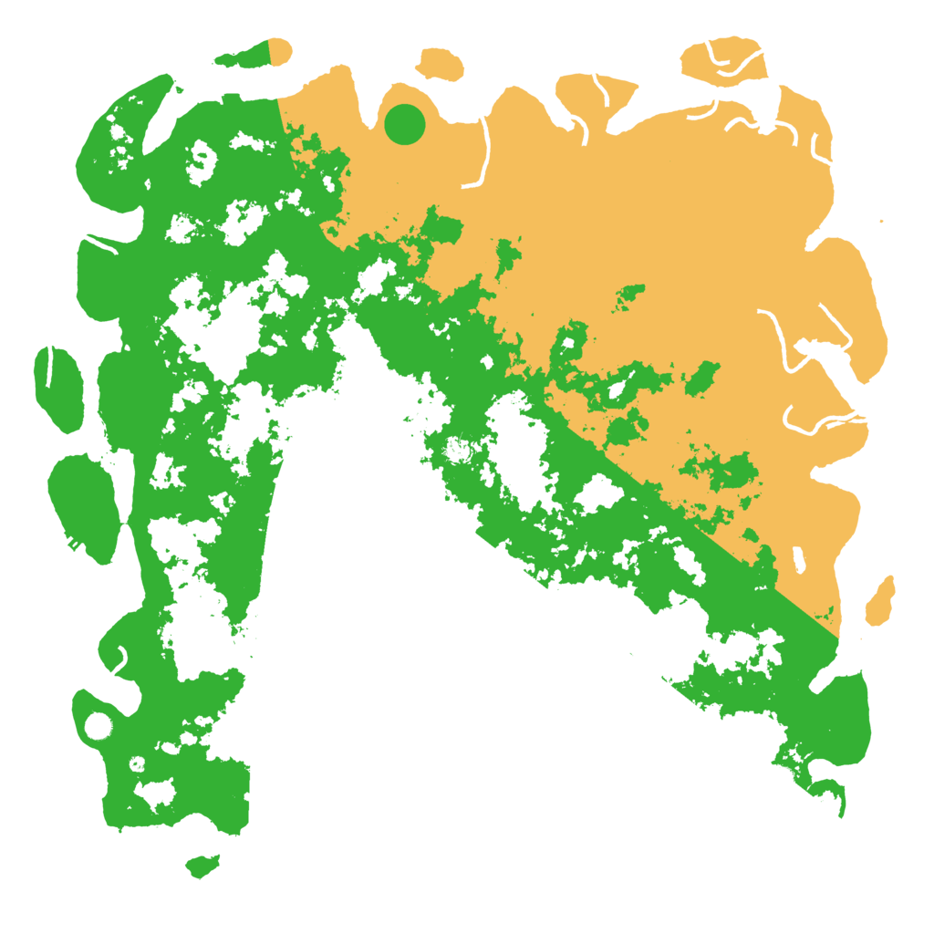 Biome Rust Map: Procedural Map, Size: 6000, Seed: 1979616296