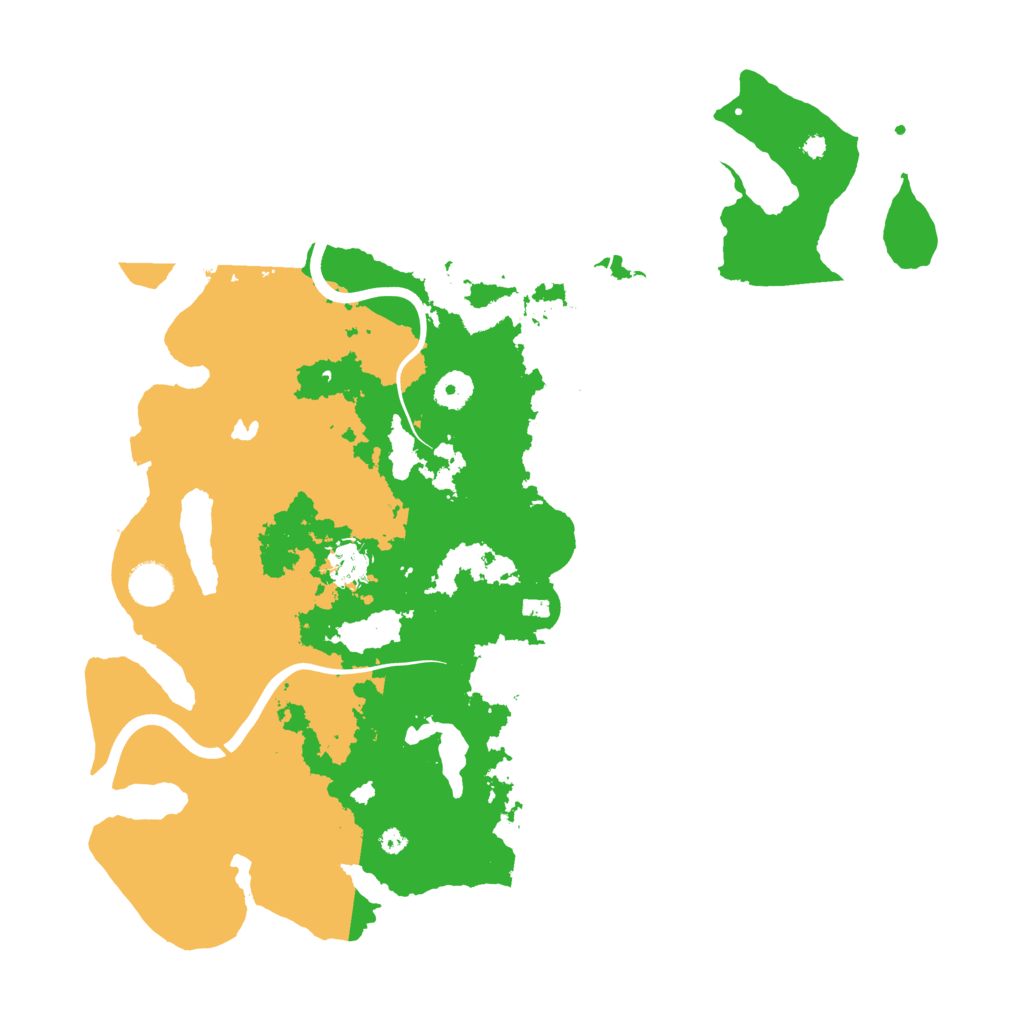 Biome Rust Map: Procedural Map, Size: 4050, Seed: 1025543438