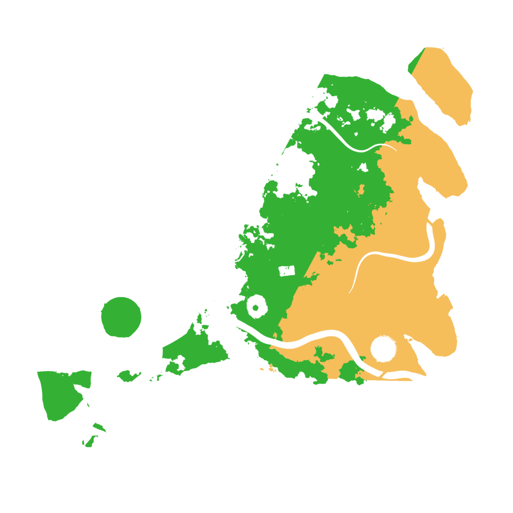 Biome Rust Map: Procedural Map, Size: 3500, Seed: 213334249