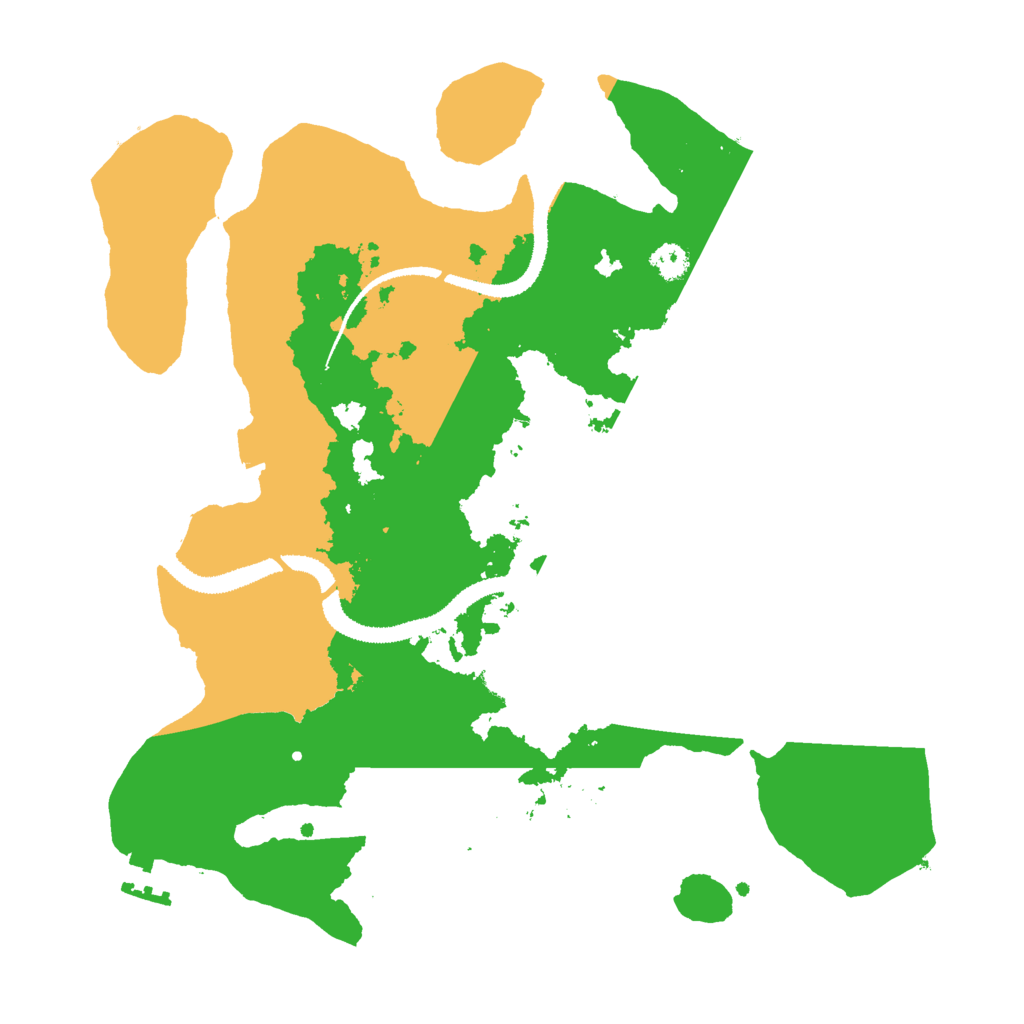 Biome Rust Map: Procedural Map, Size: 3000, Seed: 1570456577