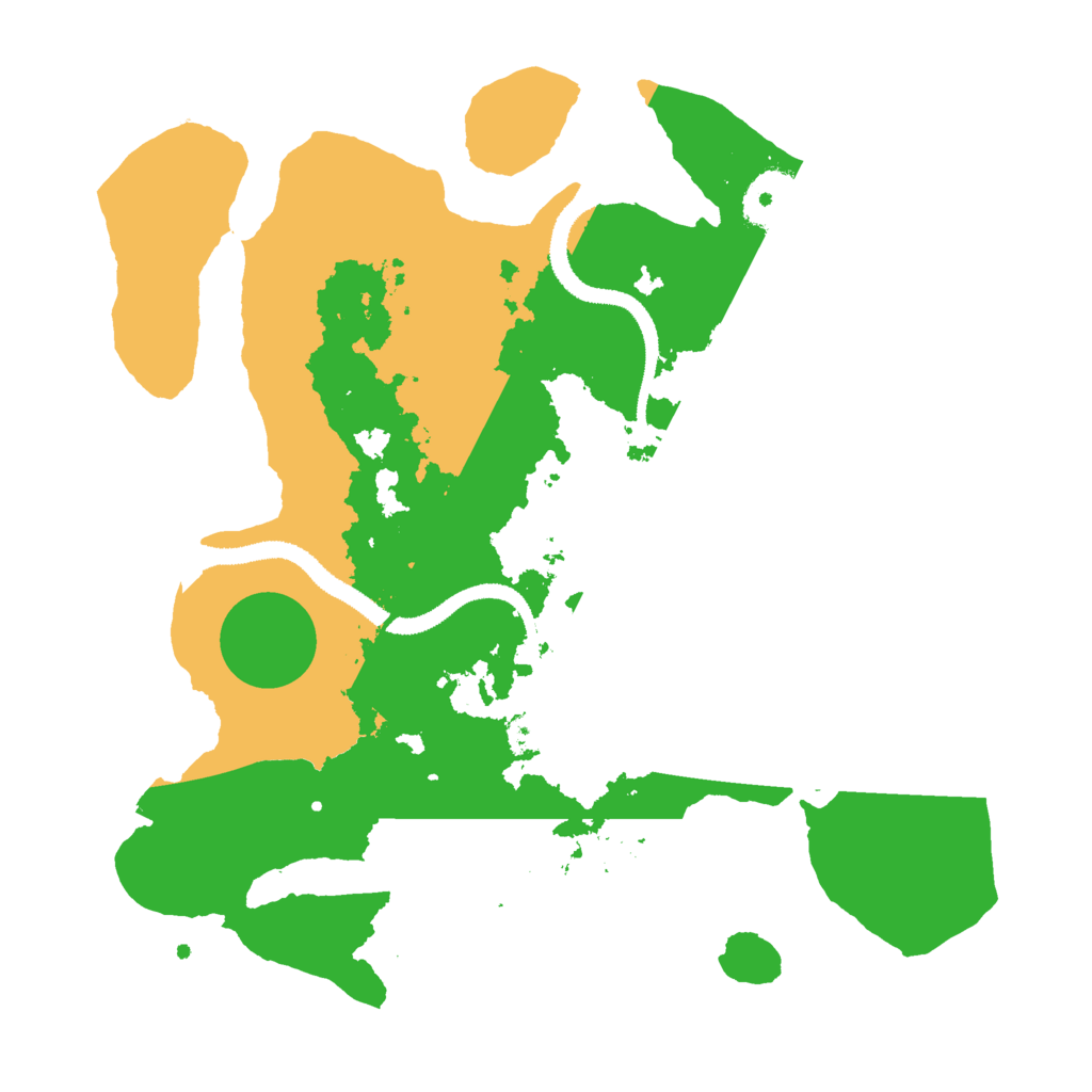 Biome Rust Map: Procedural Map, Size: 3000, Seed: 1570456577