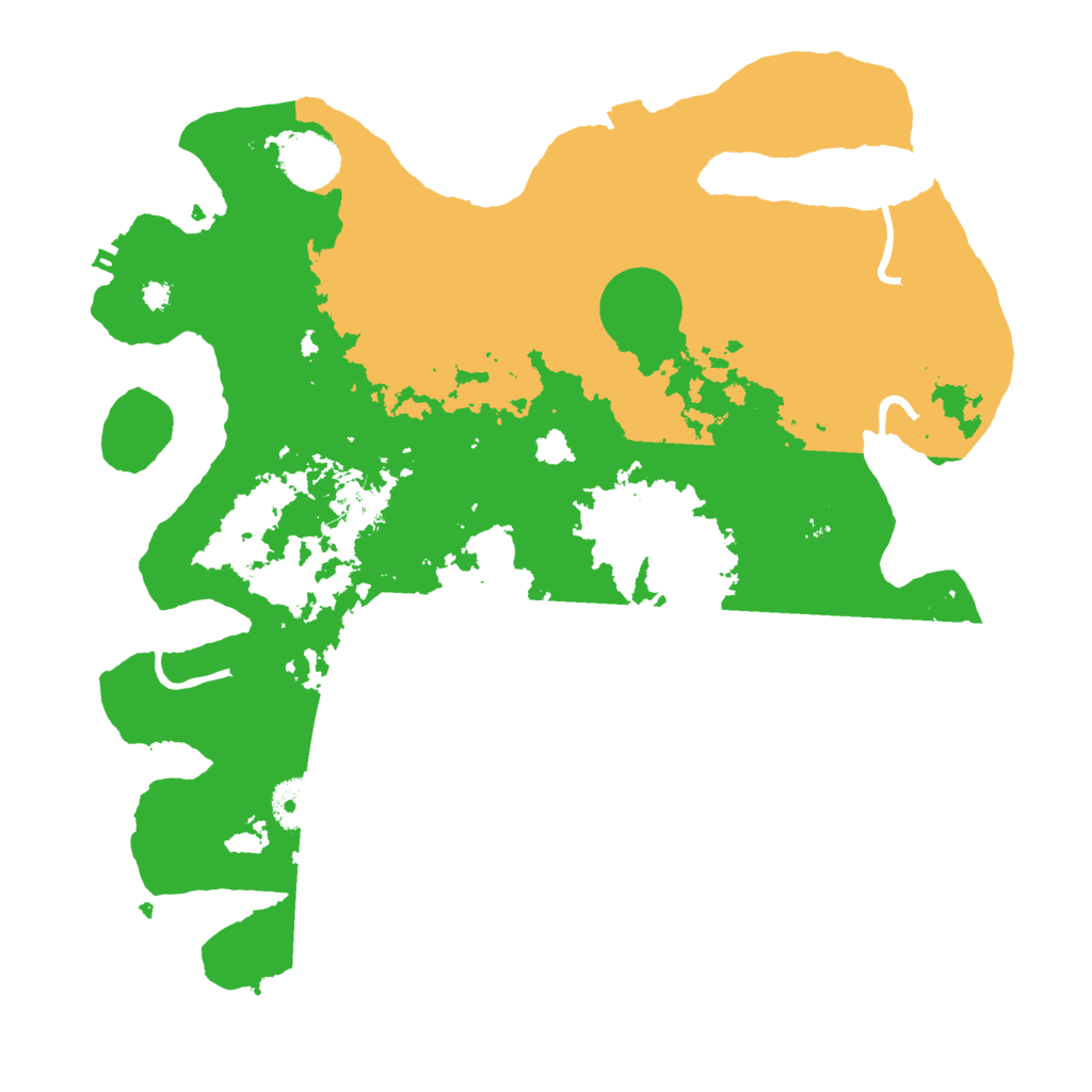 Biome Rust Map: Procedural Map, Size: 3500, Seed: 603062145