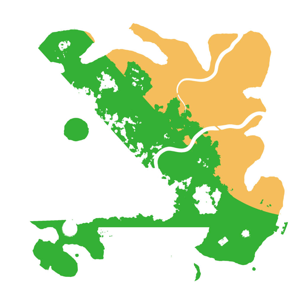 Biome Rust Map: Procedural Map, Size: 3500, Seed: 945722767