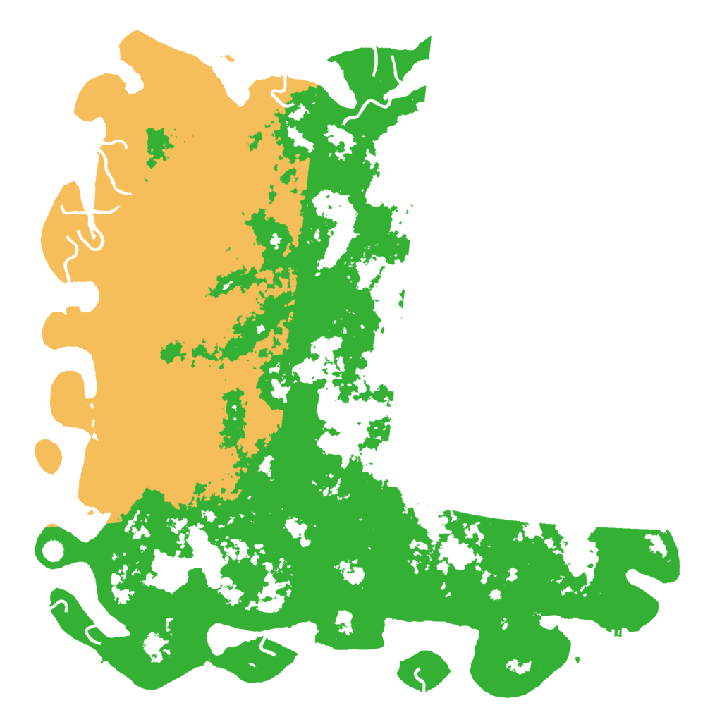 Biome Rust Map: Procedural Map, Size: 6000, Seed: 624234