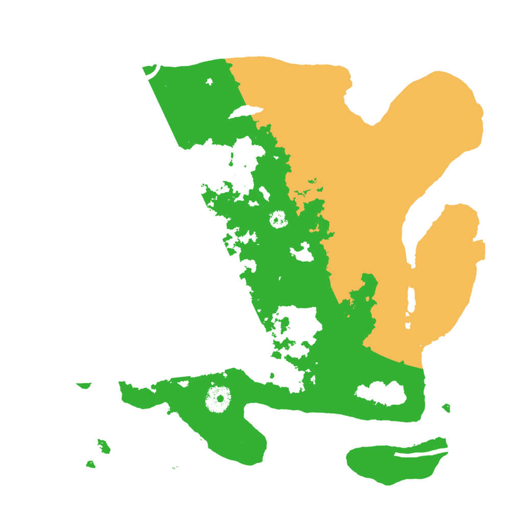 Biome Rust Map: Procedural Map, Size: 3000, Seed: 1234207786