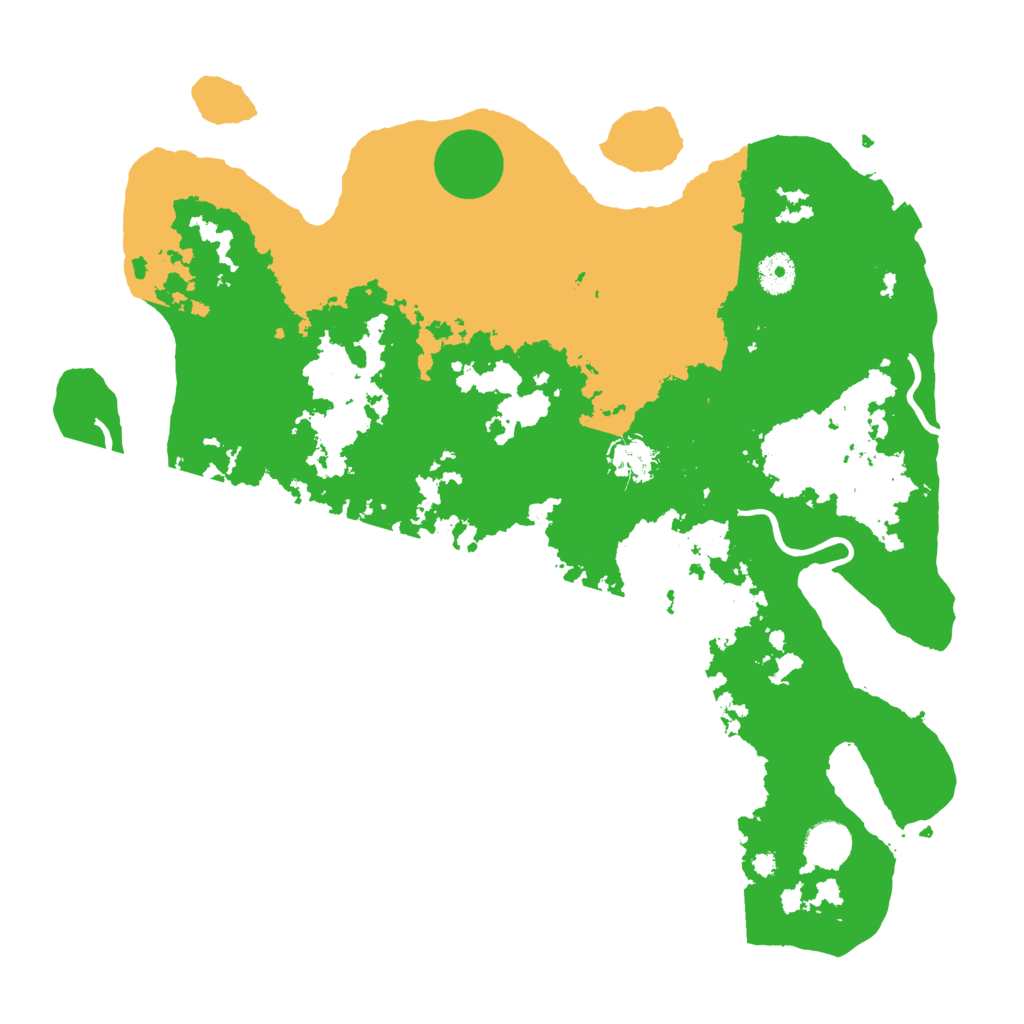 Biome Rust Map: Procedural Map, Size: 3904, Seed: 2147483647