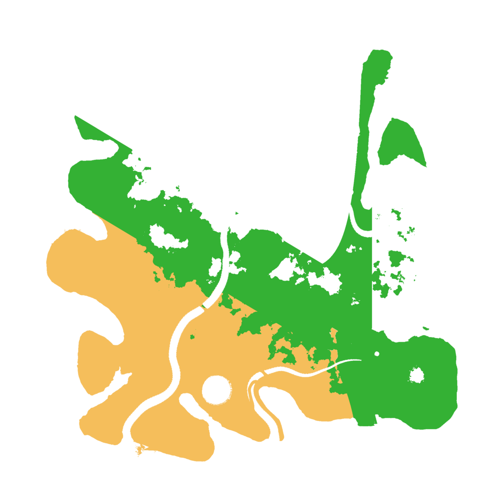 Biome Rust Map: Procedural Map, Size: 3000, Seed: 1388266798