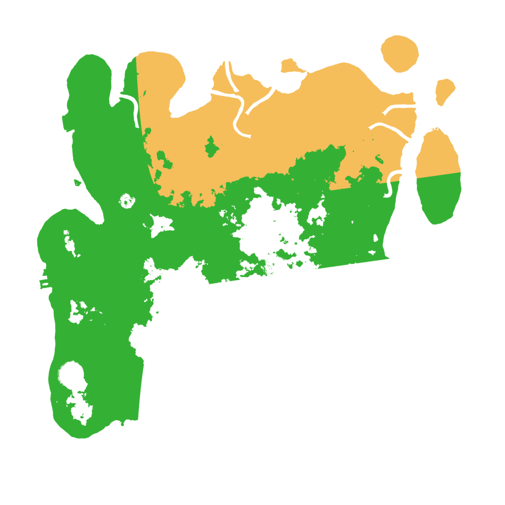 Biome Rust Map: Procedural Map, Size: 3500, Seed: 1914945314