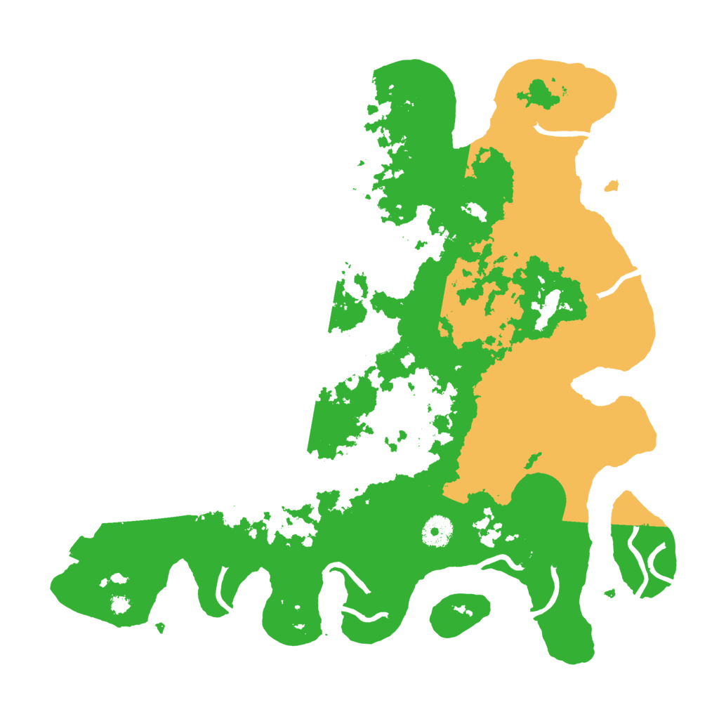 Biome Rust Map: Procedural Map, Size: 3500, Seed: 998087