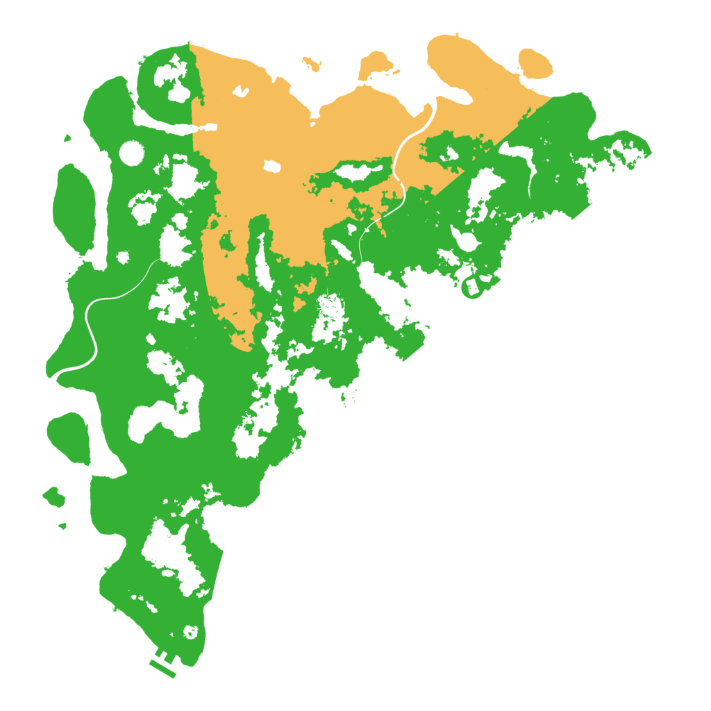 Biome Rust Map: Procedural Map, Size: 5000, Seed: 220224