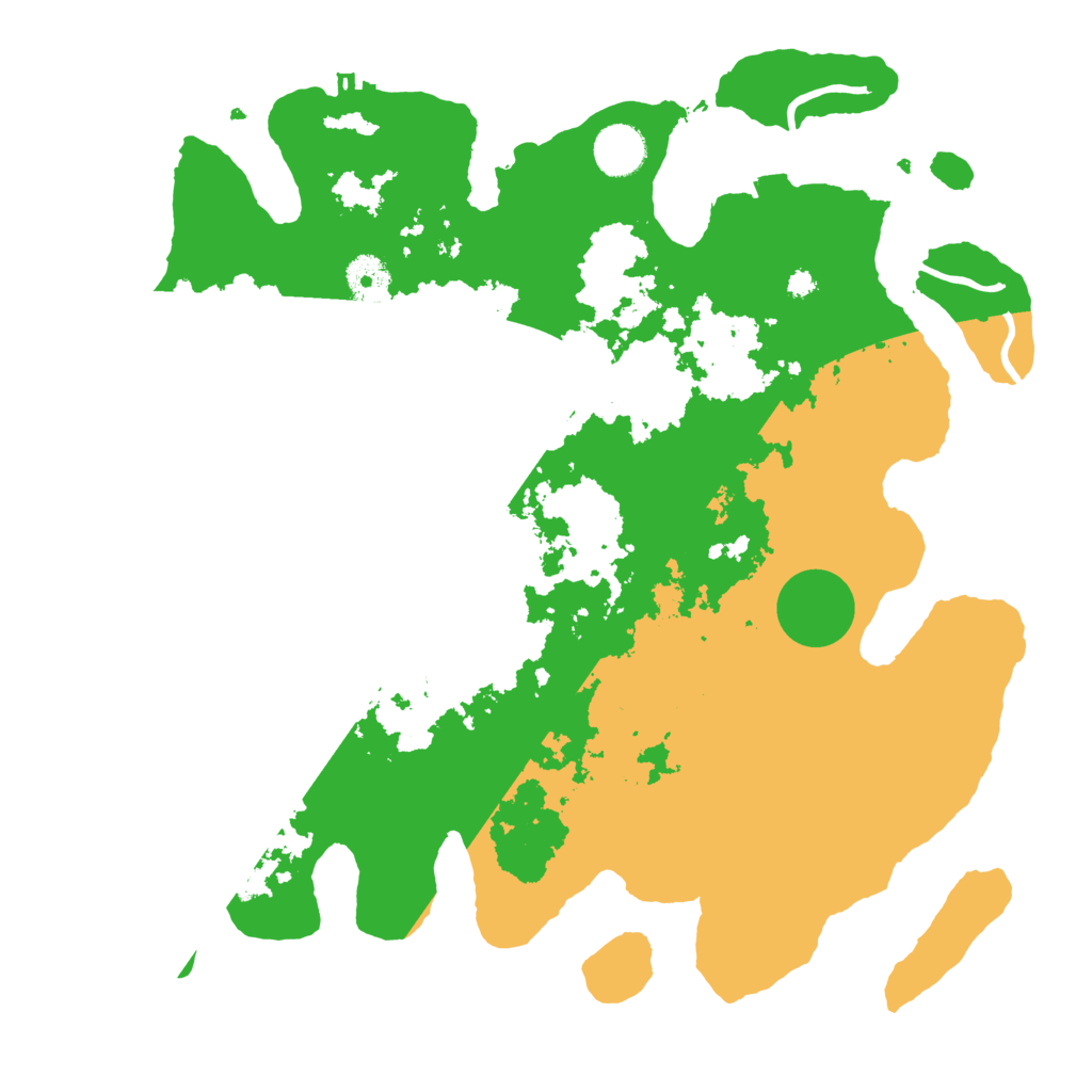 Biome Rust Map: Procedural Map, Size: 3700, Seed: 850190592