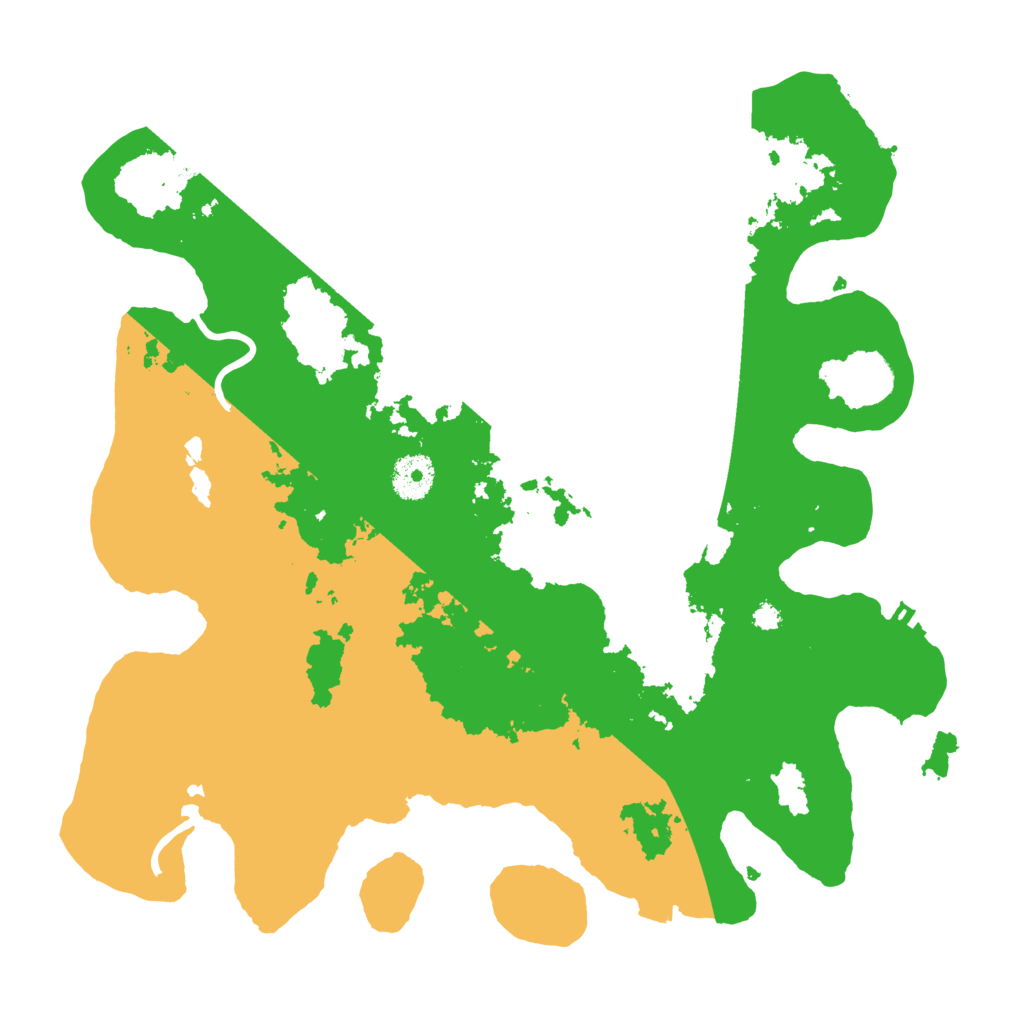 Biome Rust Map: Procedural Map, Size: 3500, Seed: 990276