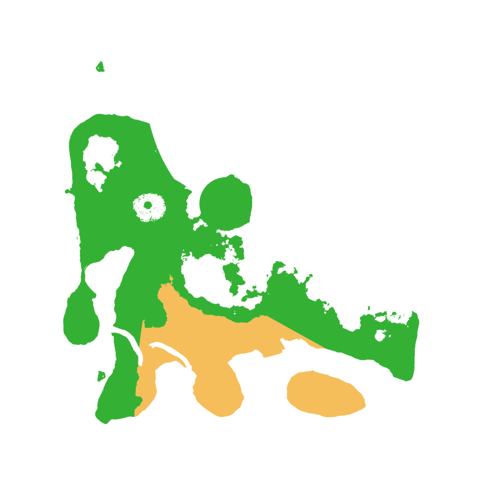 Biome Rust Map: Procedural Map, Size: 2500, Seed: 4037534