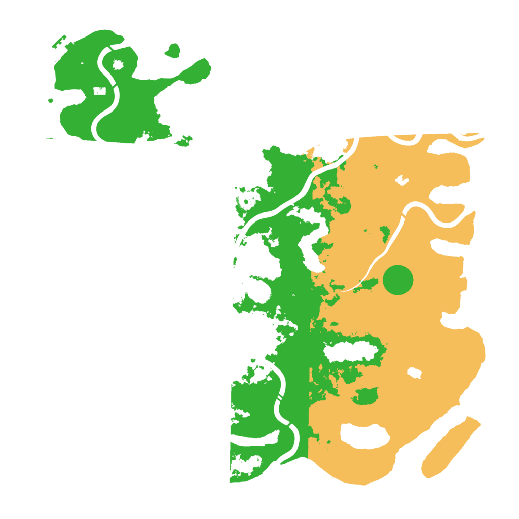 Biome Rust Map: Procedural Map, Size: 4500, Seed: 419478500