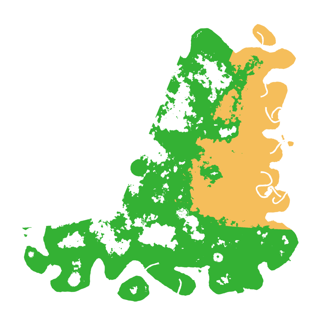 Biome Rust Map: Procedural Map, Size: 5000, Seed: 439268920