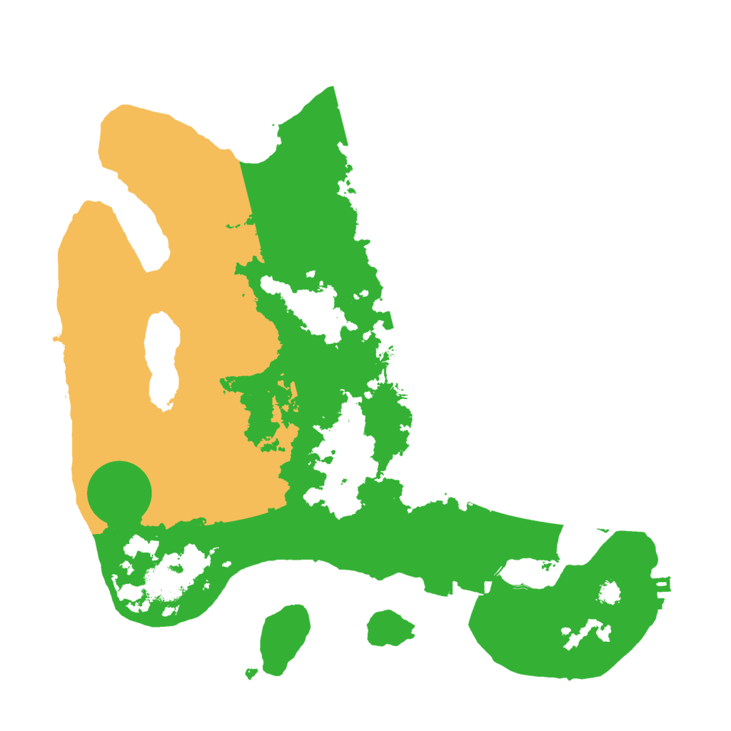 Biome Rust Map: Procedural Map, Size: 3000, Seed: 879838395