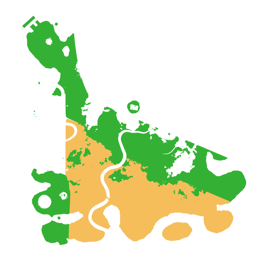 Biome Rust Map: Procedural Map, Size: 3500, Seed: 1237481514
