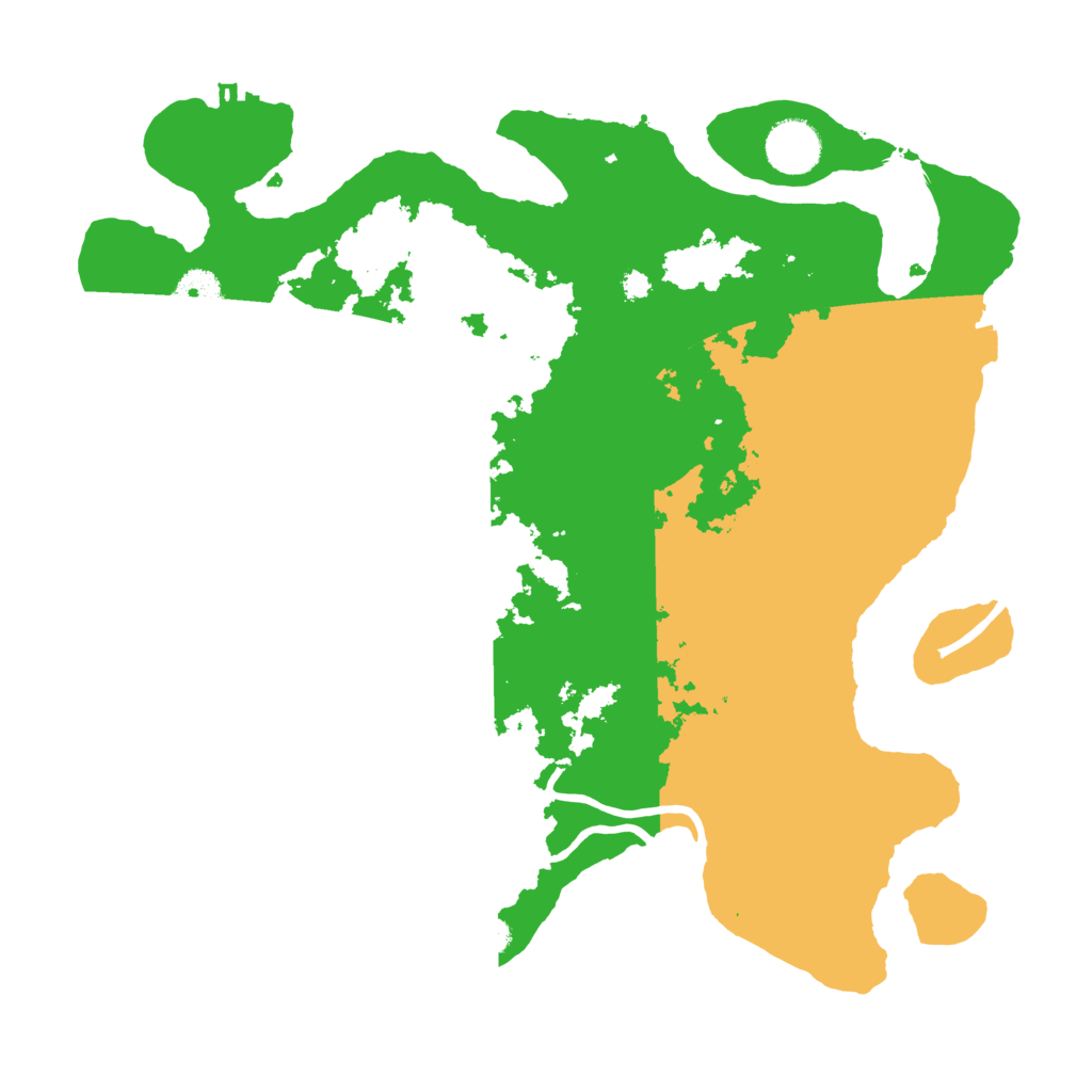Biome Rust Map: Procedural Map, Size: 3500, Seed: 1381554088