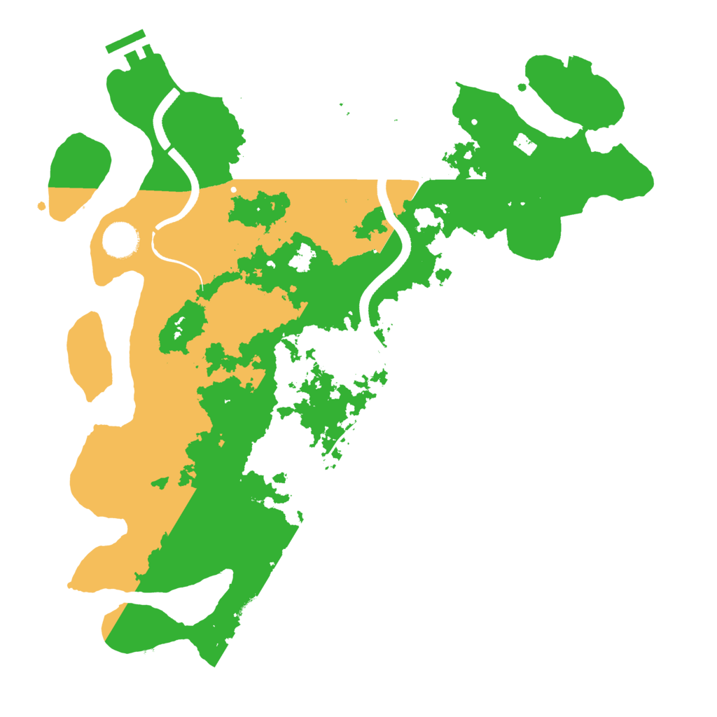Biome Rust Map: Procedural Map, Size: 3500, Seed: 581632850