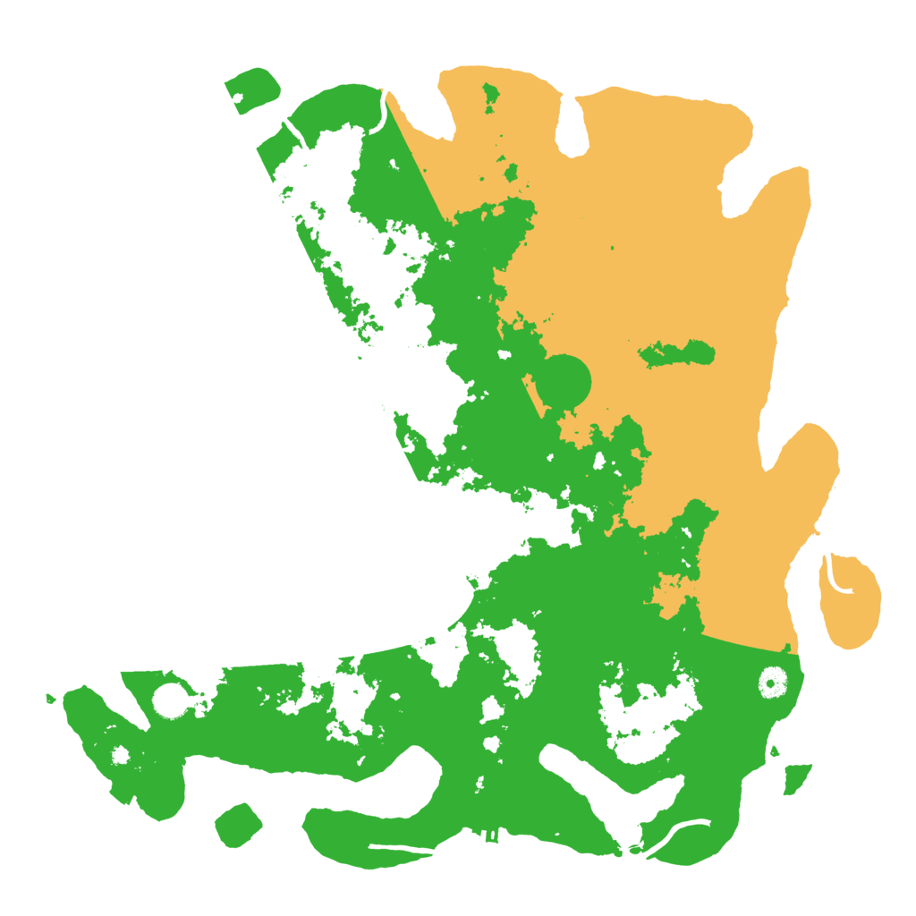 Biome Rust Map: Procedural Map, Size: 4500, Seed: 2524589