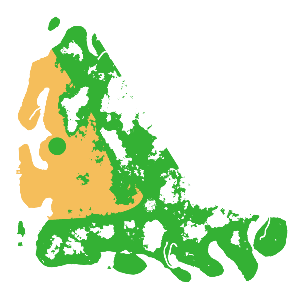 Biome Rust Map: Procedural Map, Size: 4500, Seed: 1999215871