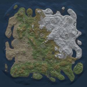 Thumbnail Rust Map: Procedural Map, Size: 4500, Seed: 1999215871, 19 Monuments