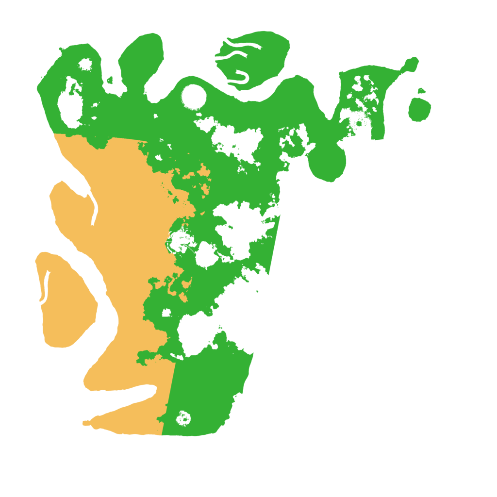 Biome Rust Map: Procedural Map, Size: 3500, Seed: 652298528