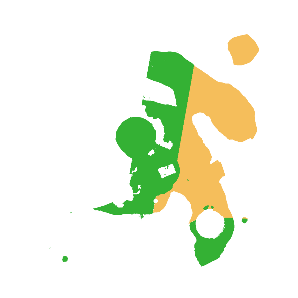 Biome Rust Map: Procedural Map, Size: 2000, Seed: 3532