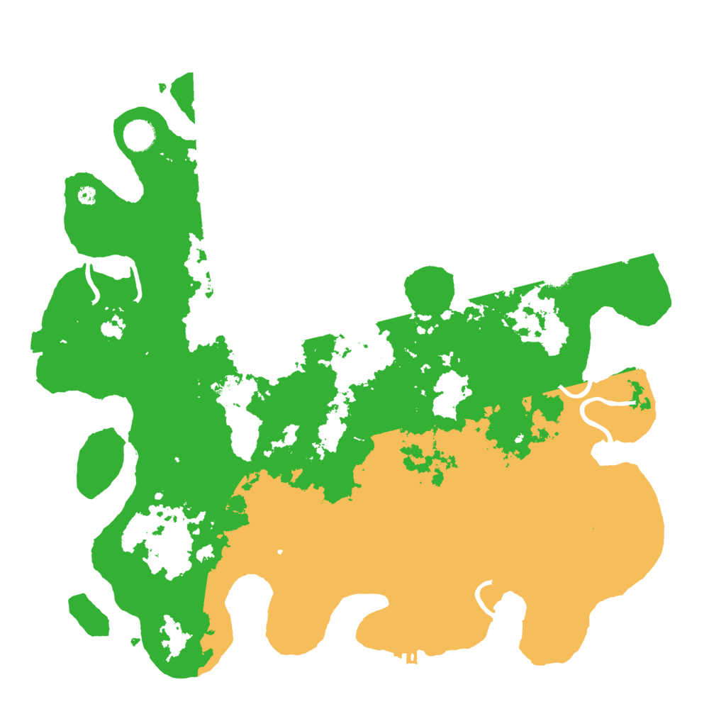 Biome Rust Map: Procedural Map, Size: 4040, Seed: 1