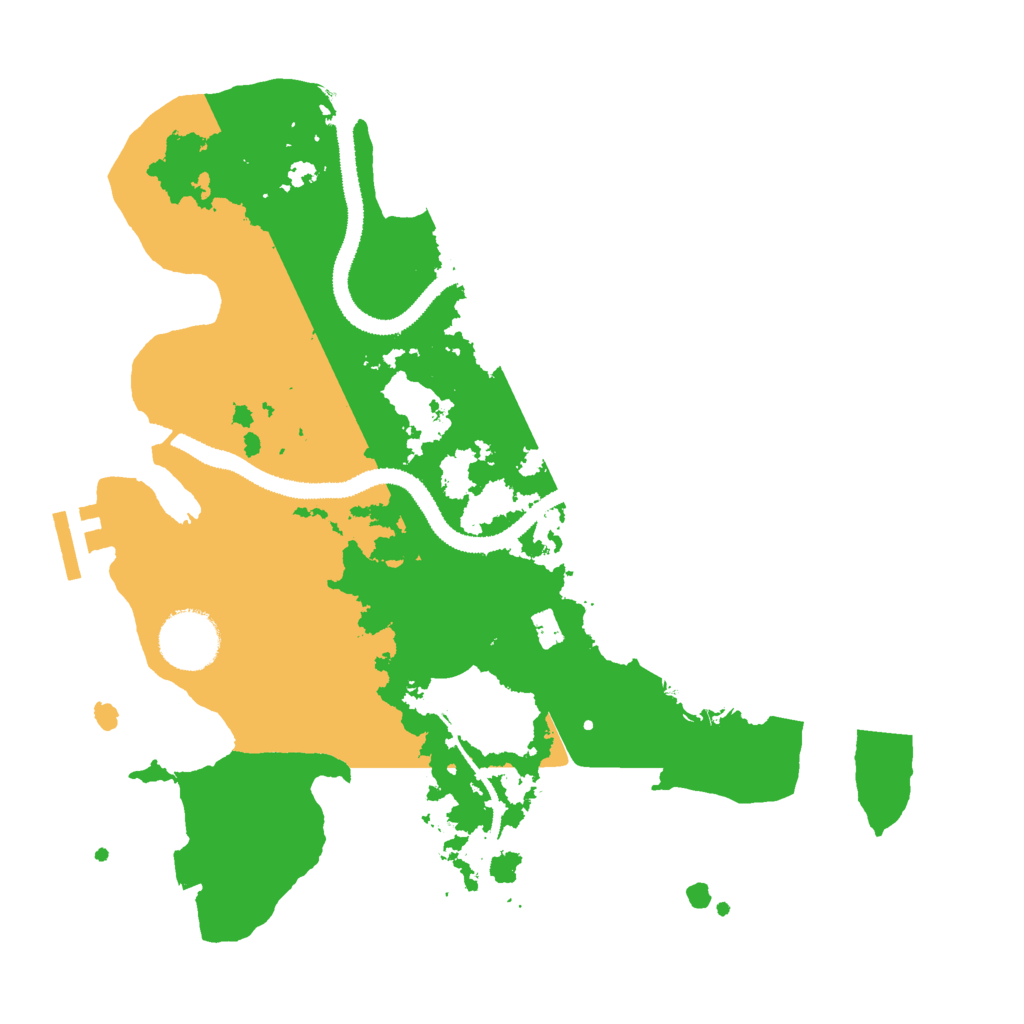 Biome Rust Map: Procedural Map, Size: 3000, Seed: 596778437