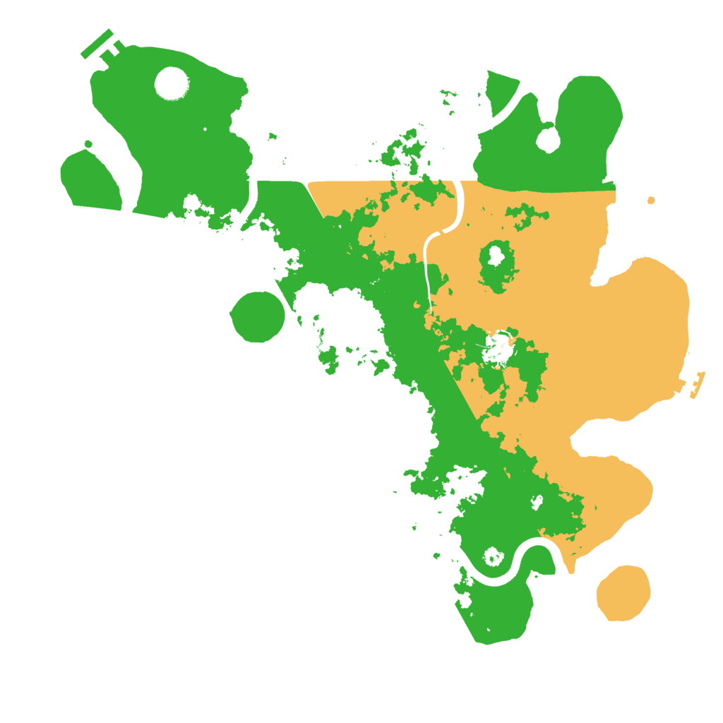 Biome Rust Map: Procedural Map, Size: 3800, Seed: 2139225576