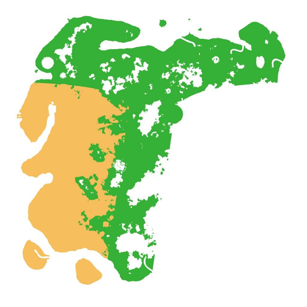Biome Rust Map: Procedural Map, Size: 4500, Seed: 68659171