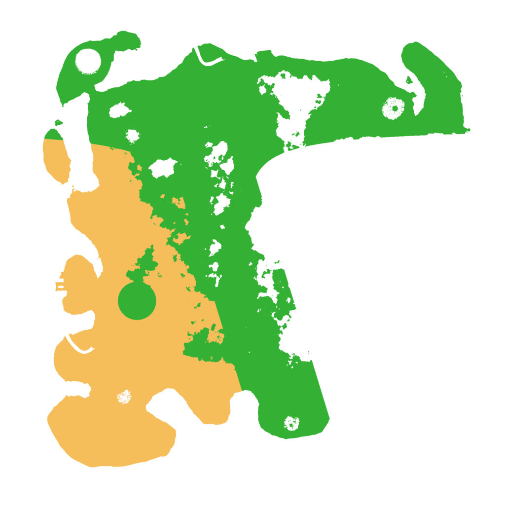 Biome Rust Map: Procedural Map, Size: 3500, Seed: 1034075602