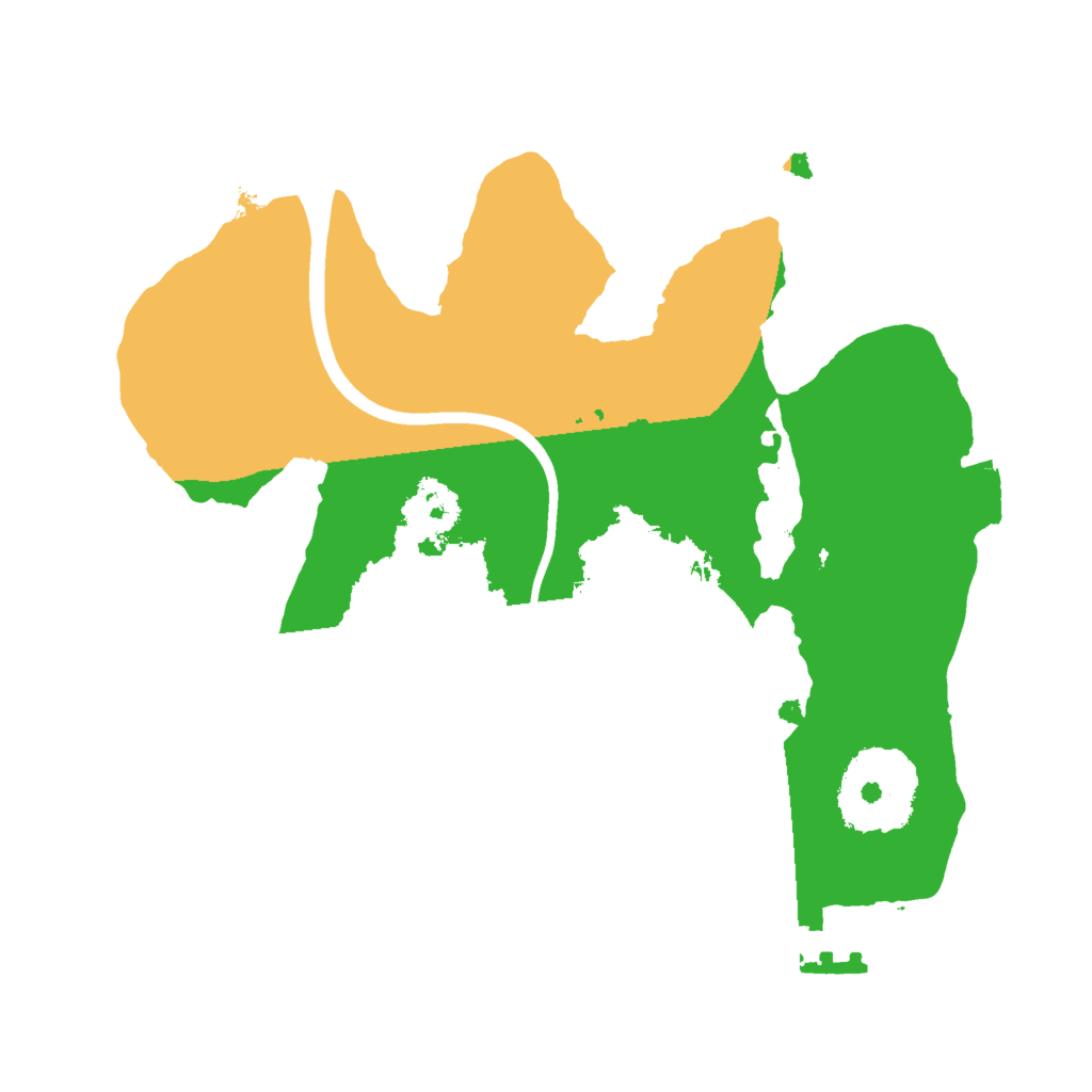 Biome Rust Map: Procedural Map, Size: 2000, Seed: 393066991