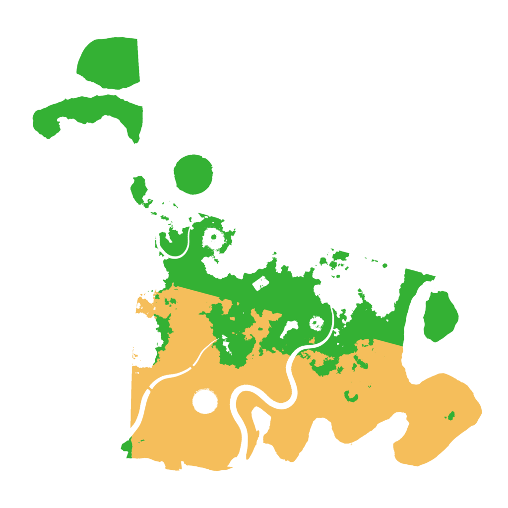 Biome Rust Map: Procedural Map, Size: 3600, Seed: 122
