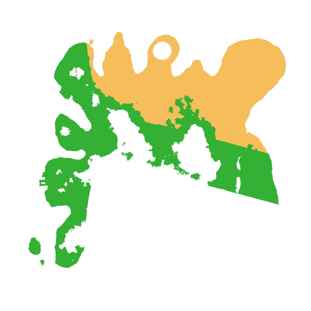 Biome Rust Map: Procedural Map, Size: 3000, Seed: 110422942