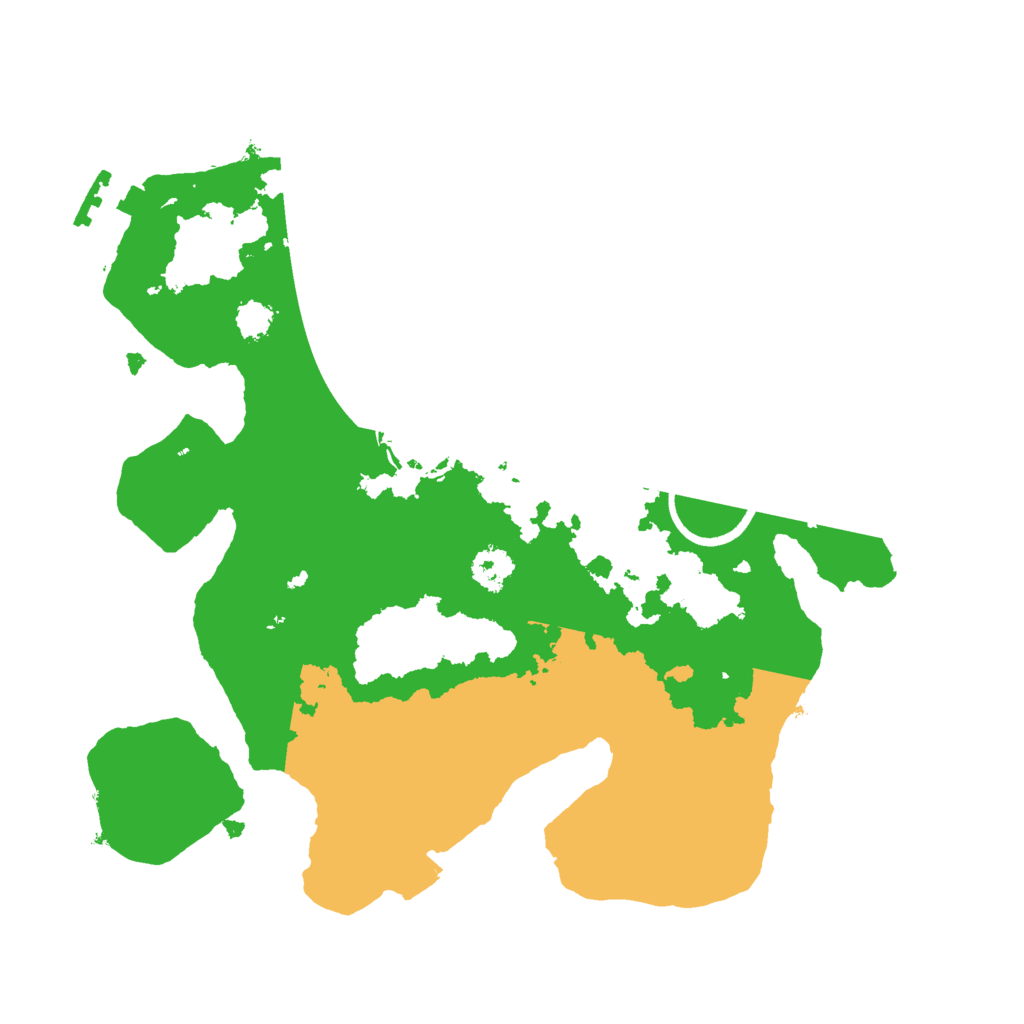 Biome Rust Map: Procedural Map, Size: 2500, Seed: 1162776292