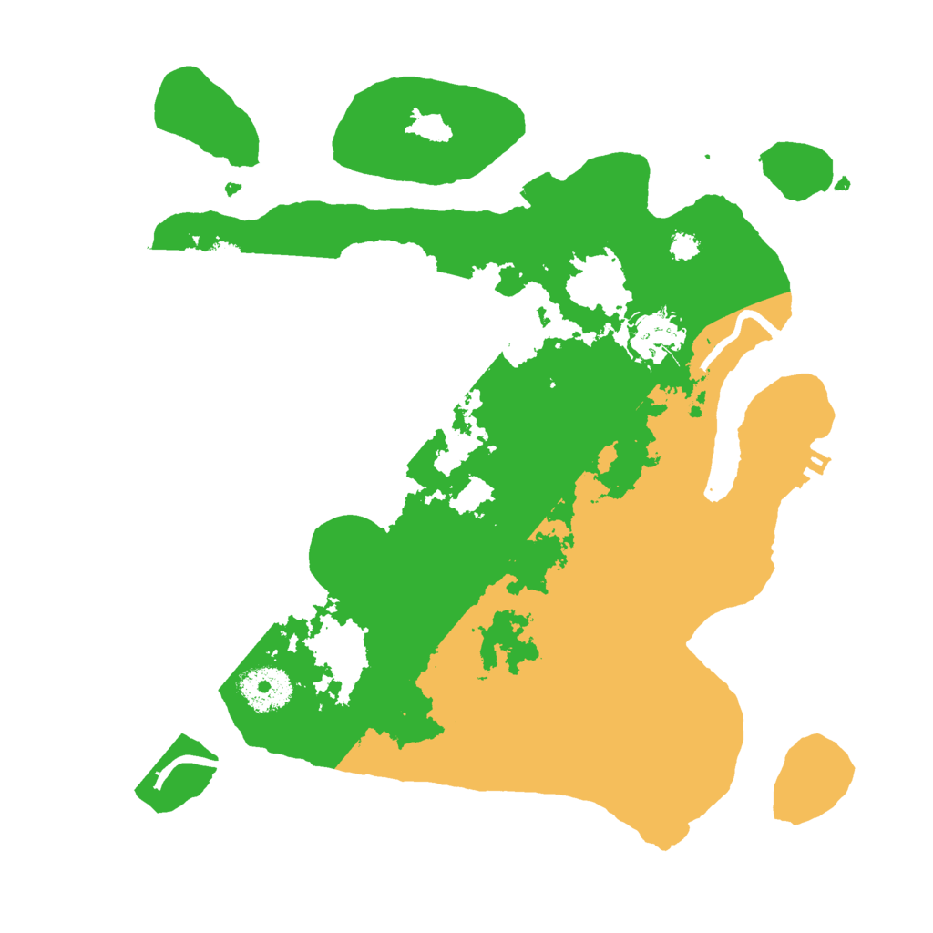 Biome Rust Map: Procedural Map, Size: 3000, Seed: 233043019