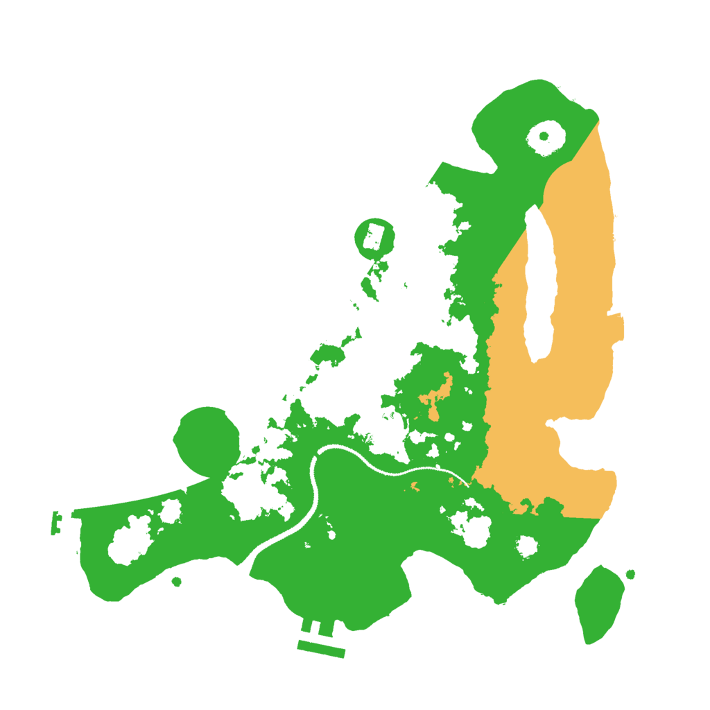 Biome Rust Map: Procedural Map, Size: 3000, Seed: 1661865404