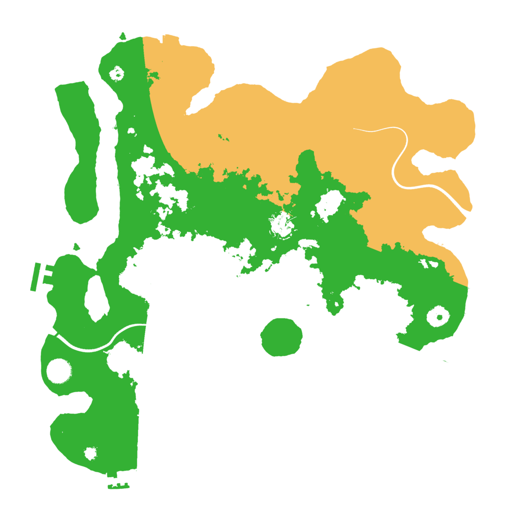 Biome Rust Map: Procedural Map, Size: 3650, Seed: 6916075