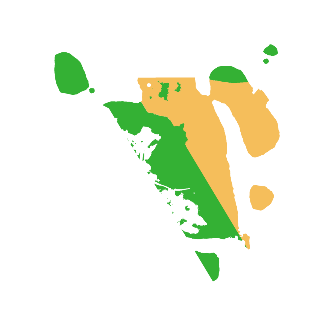 Biome Rust Map: Procedural Map, Size: 2299, Seed: 69354793